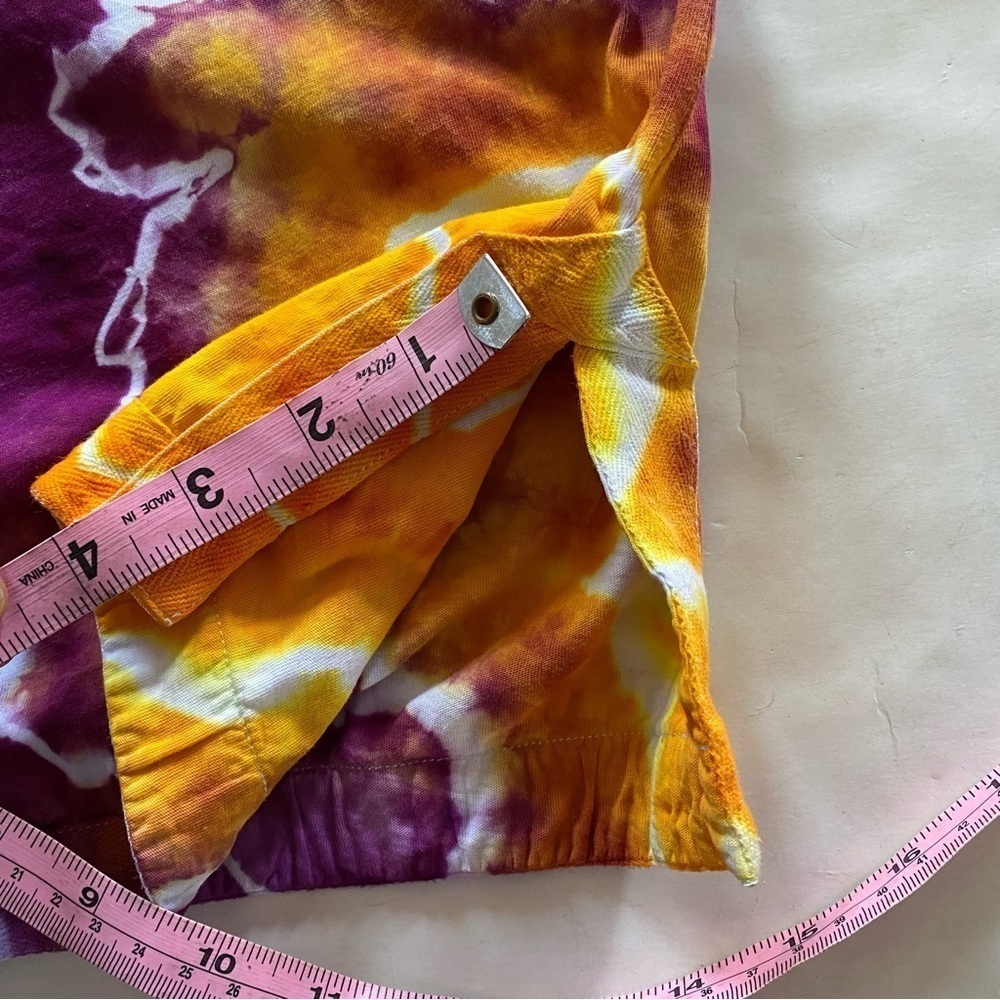 Balenciaga Geode Tie Dye Tank Top Womens Size Small Tee Shirt Colorful Purple - Picture 14 of 16
